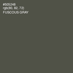 #505248 - Fuscous Gray Color Image
